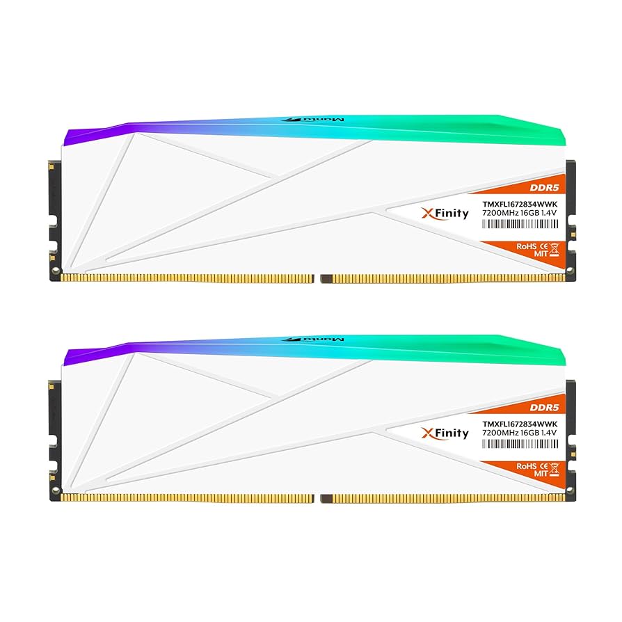 メモリー Manta XFinity RGB DDR5 32GB 6000MT/s V-Color Manta XFinity RGB DDR5 32GB (16GBx2) 7200MHz CL34